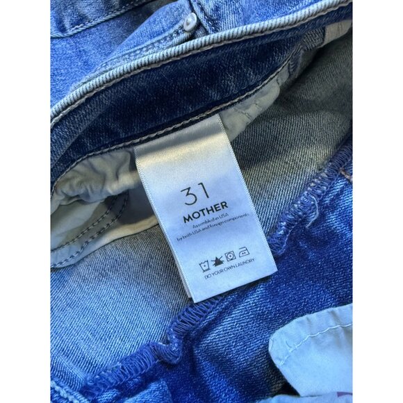 Mother Super Cruiser Mystical Collection Laws of Attraction Flare Jeans 31 - Picture 8 of 10